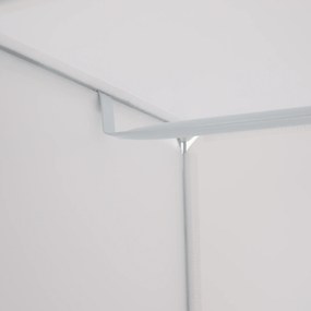 Gyerek moduláris szekrény, fehér/barna minta, KIRBY