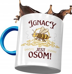 Kék Bögre Ignác Kollégának Ajándék Nyomtatott Fotóval