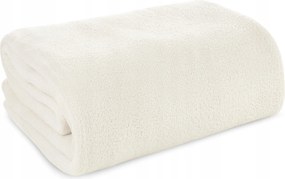 Clarissa mikroszálas takaró 150x200 cm krémszínű pléd ágytakaró kanapé