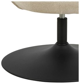 Bézs forgó zsenília fotel Center – Actona