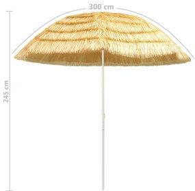 hawaii stílusú természetes strand napernyő 300 cm