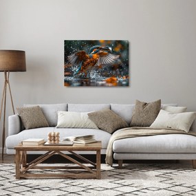 Üveg kép - Január (70x50 cm)