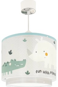 Dalber 60622 - Gyerek csillár RHICO AND CROCO 1xE27/15W/230V