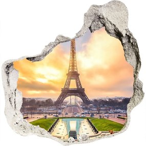 3d-s lyuk vizuális effektusok matrica Eiffel-torony párizs nd-p-61738045
