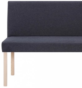 sötétszürke poliészter pad 139,5 cm