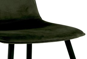 Design étkezőszék Damek olajzöld