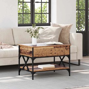 Dohányzóasztal Öreg fa 70x50x50cm Faanyag