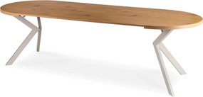 Modern bővíthető étkezőasztal LUKAS 100–250 cm tölgy kasmír