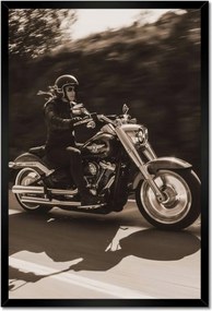 Poszterek keretben 40x60 Harley Davidson Motorkerékpár
