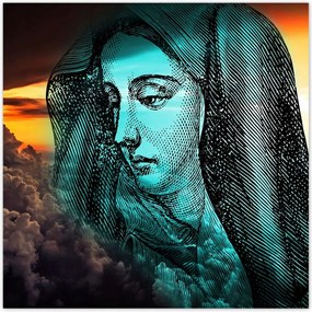 Poszterek 100x100 Szűz Mária Mennyország