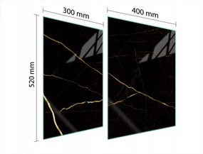 Üveg Tűzhelyvédő Főzőlap 70x52 Márvány Edzett Üveg