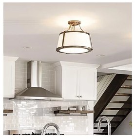 Elstead Hinkley - Felületre szerelhető csillár CHARLOTTE 3xE27/75W/230V sárgaréz HK-CHARLOTTE-SF-BC