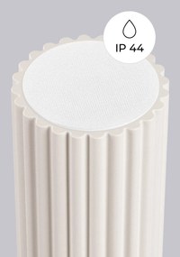 Krémszínű mennyezeti lámpa üveg búrával ø 12 cm Orbital – Sollux