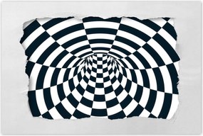 Poszterek 90x60 Absztrakt fekete-fehér