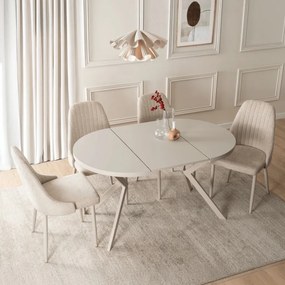 LUGO bővíthető asztal 90–190 cm, kasmír