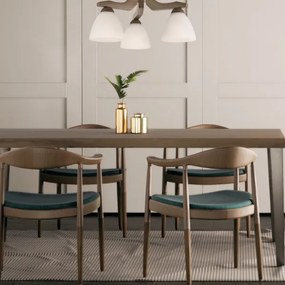 Fali lámpa ADRIANO 3xE27/60W/230V bükk