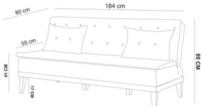 Ülőgarnitúra Flipper (zöld). 1101638
