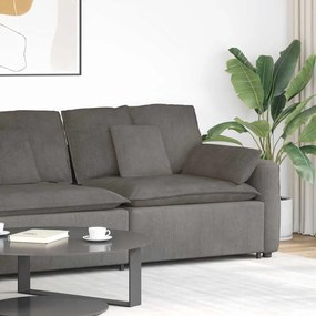 világosszürke moduláris kanapé karfás végmodul párnákkal 100 cm