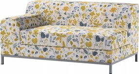 Kramfors 2 személyes balos kanapé huzat Ikea sárga-kék