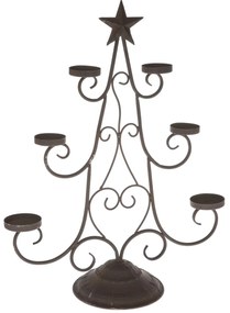 Starlet karácsonyi fém gyertyatartó, , 37,5 x 48,5 x 15,5 cm