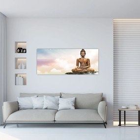 Kép - Buddha vigyáz a földre (120x50 cm)