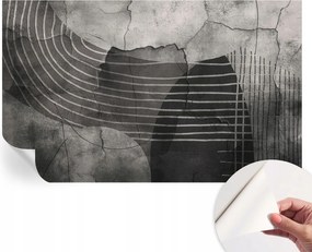 Mosható öntapadós fotótapéta étkezőbe Absztrakt vonalak 416x254 cm