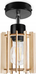 Modern Led Fából Készült Mennyezeti Fali Lámpa