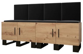 Előszobabútor Amanda 20 (artisan tölgy + fekete). 1086032