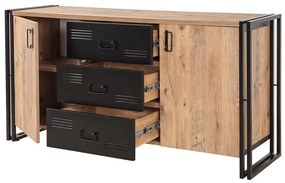 Cosmo Atlantic Pine and Black komód