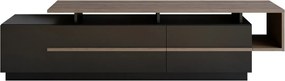 Pia Black and Walnut TV-asztal