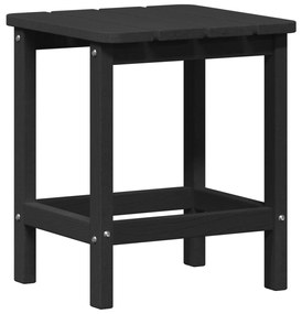 3 darabos kerti lounge szett - Fekete HDPE