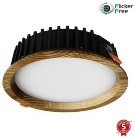 APLED - LED Lámpa RONDO WOODLINE LED/12W/230V 4000K átm. 20 cm kőris tömör fa