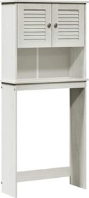 vidaXL Mosógép Szekrény VIGO Fehér és Antik Fehér 72,5 x 27 x 161 cm