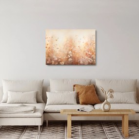 Üveg kép - Vadvirágok mintája (70x50 cm)