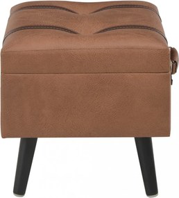 barna műbőr tárolóülőke 40 cm