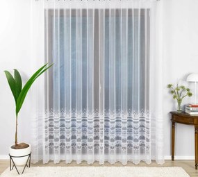 Fehér Függöny Szalaggal Nagy Alsó Díszítéssel 300x160