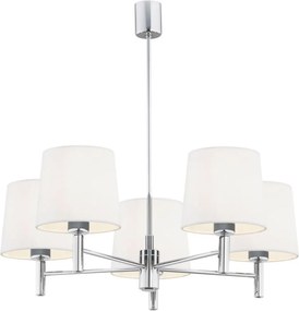 ARGON 2104 BOLZANO Modern Csillár Króm, Fekete E27 IP20