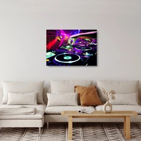 Üveg kép - DJ (70x50 cm)