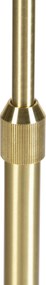 Állólámpa arany/bronz bársony árnyékolóval páva 40/40 cm - Parte