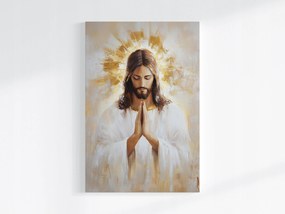 Vászonkép Canvas Jézus Krisztus Imádság Glória 80x120