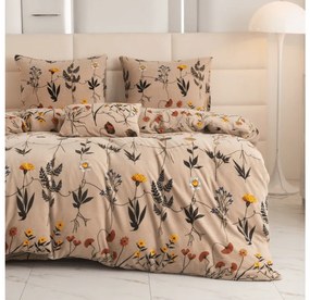 HERBAR bézs mikroszálas ágyneműhuzat Ágyneműhuzat mérete: 70 x 90 cm | 140 x 200 cm