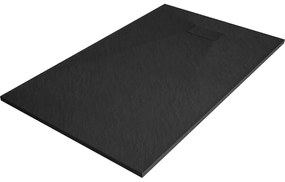 Mexen Hugo téglalap alakú zuhanytálca SMC 140 x 80 cm, Fekete - 42708014