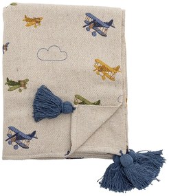 Krémszínű gyerek takaró 130x160 cm Plane – Bloomingville Mini