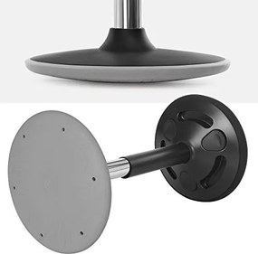 Irodai szék, ergonomikus szék, 56-81 cm magasságban állítható, fekete