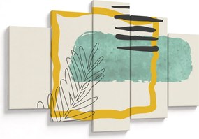 Kép - Absztrakt lapok N⁰2 (150x105 cm)