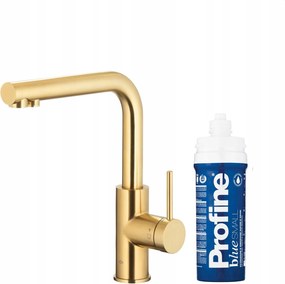 Kfa Duero Pure Basic Konyhai Csaptelep Profine Blue S, Szálcsiszolt Világos Arany