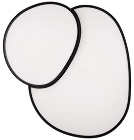 Fekete LED mennyezeti lámpa 63.5x77 cm Rise – Trio