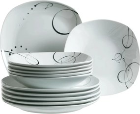 Mäser 12 darabos sekély és mély tányér szettCHANSON