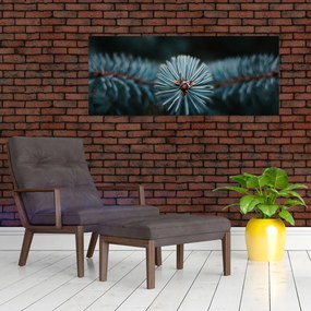 Egy tűlevelű fa gallyának képe (120x50 cm)