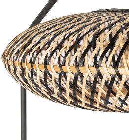 Keleti állólámpa fekete bambuszból - Ostrava